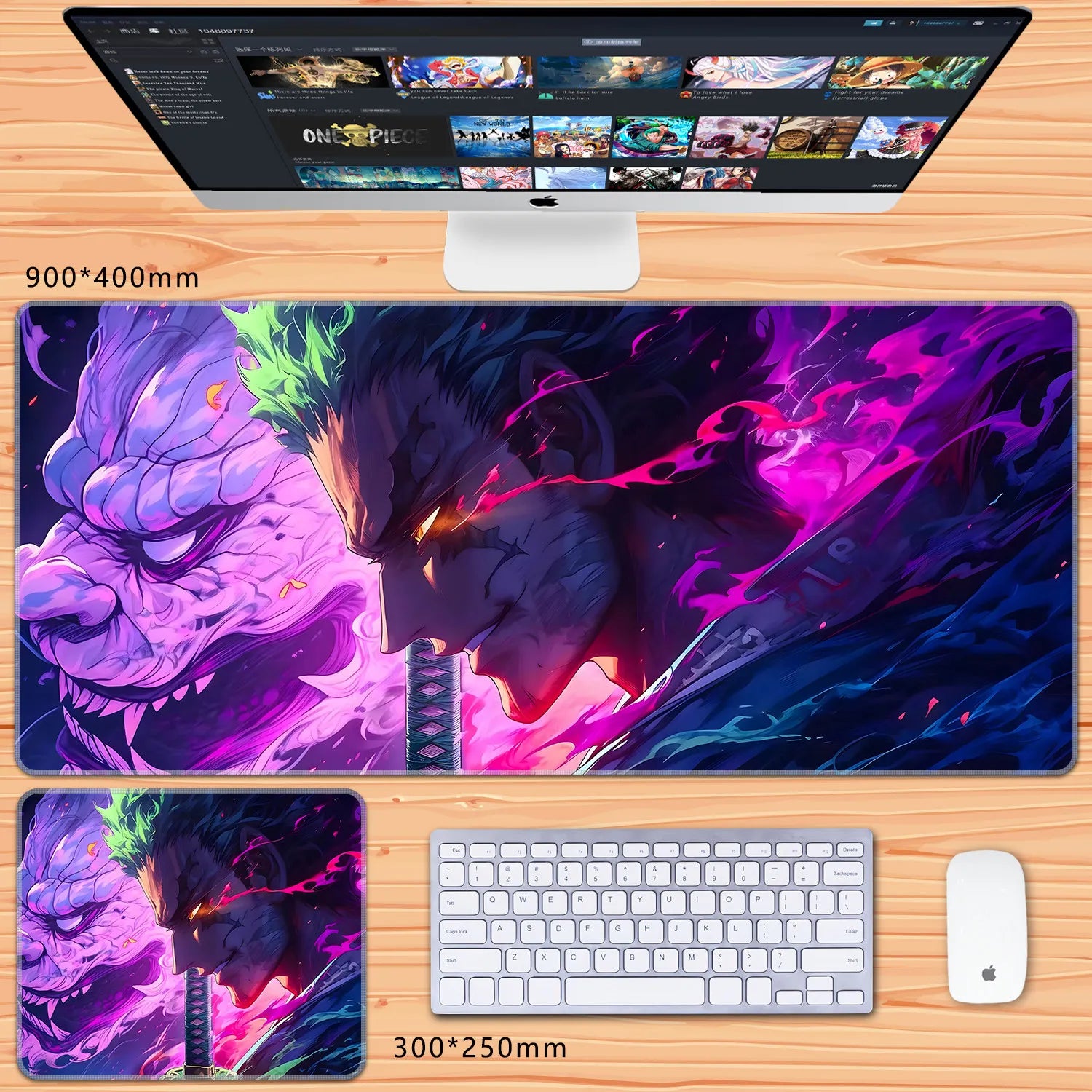 NovaDesk™ Anime XL Gaming Mouse Pad