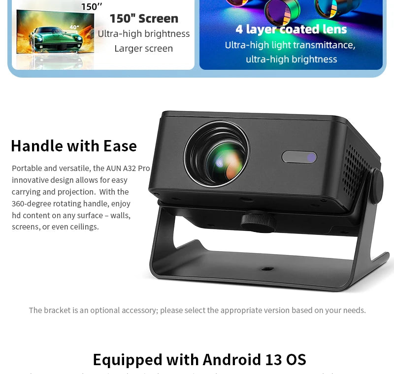 NovaBeam™ A32 Pro Smart Projector