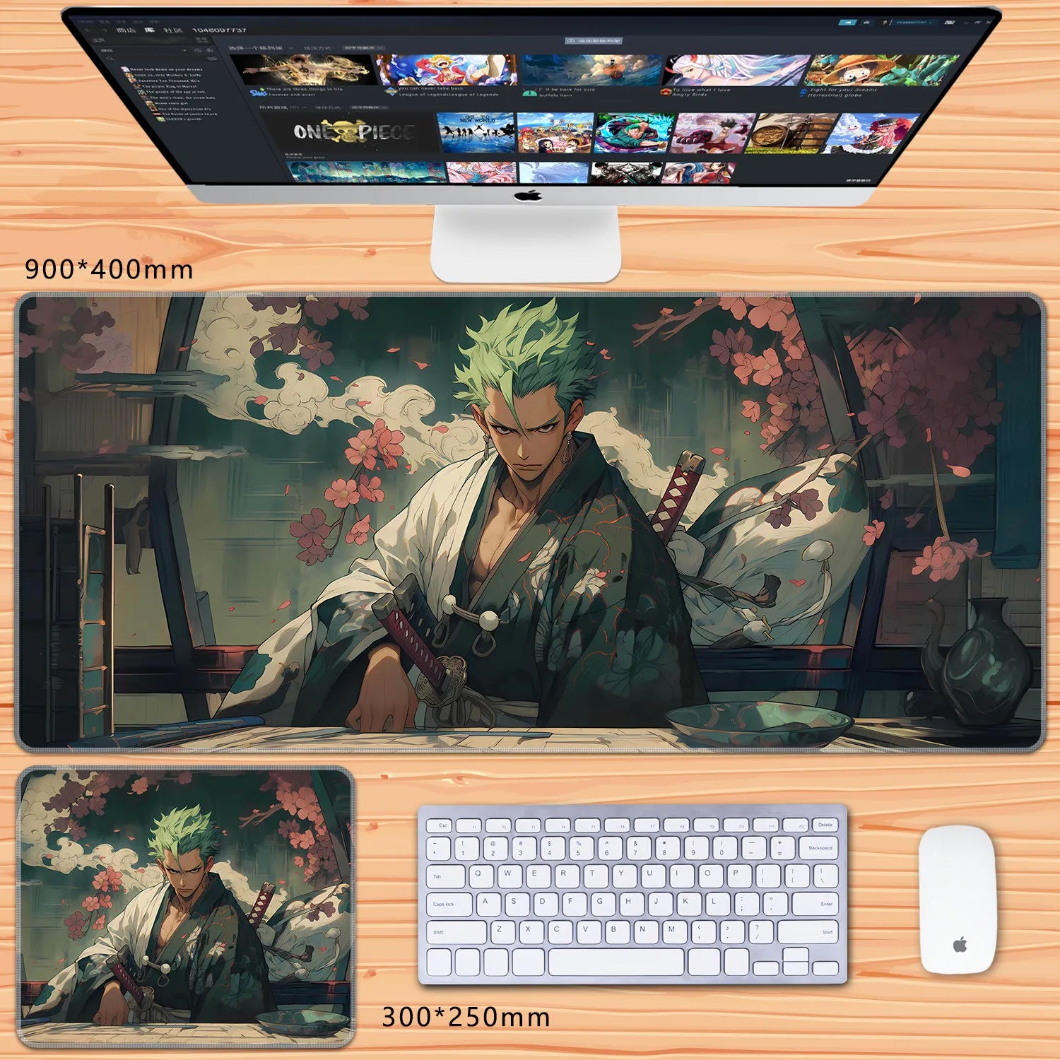 NovaDesk™ Anime XL Gaming Mouse Pad