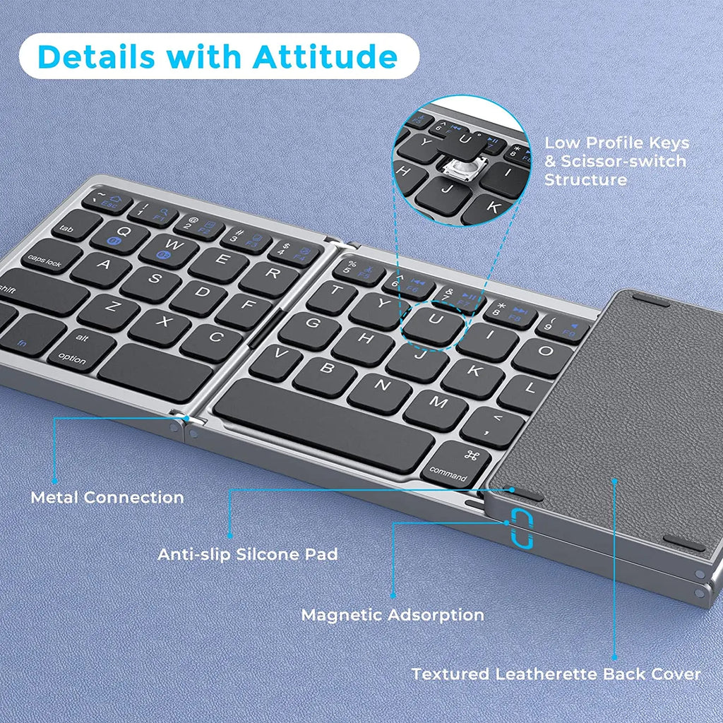 NovaFold™ Wireless Travel Keyboard