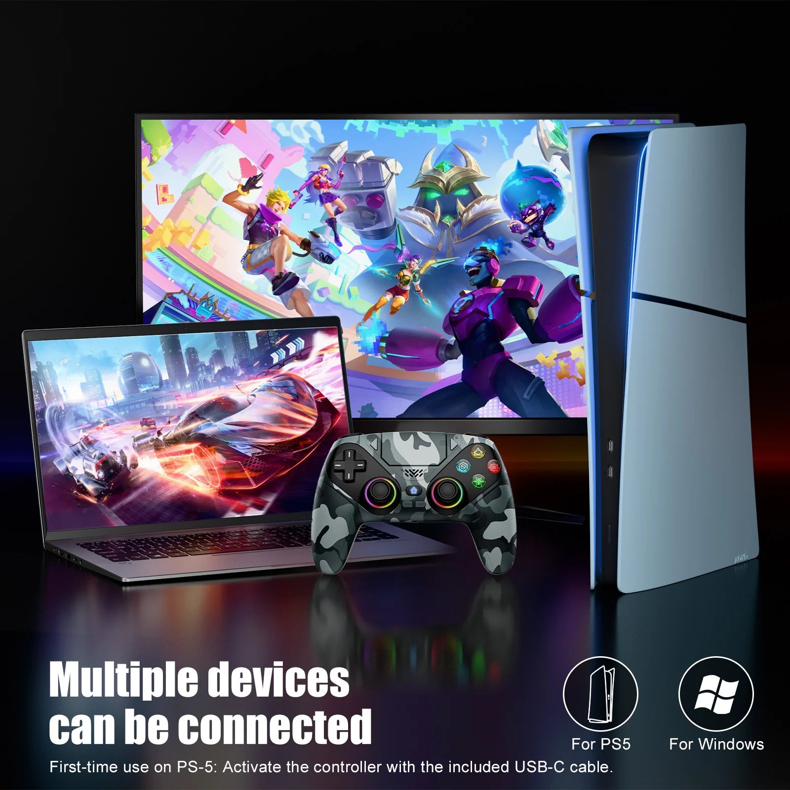 NovaForce™ RGB Wireless Pro Controller