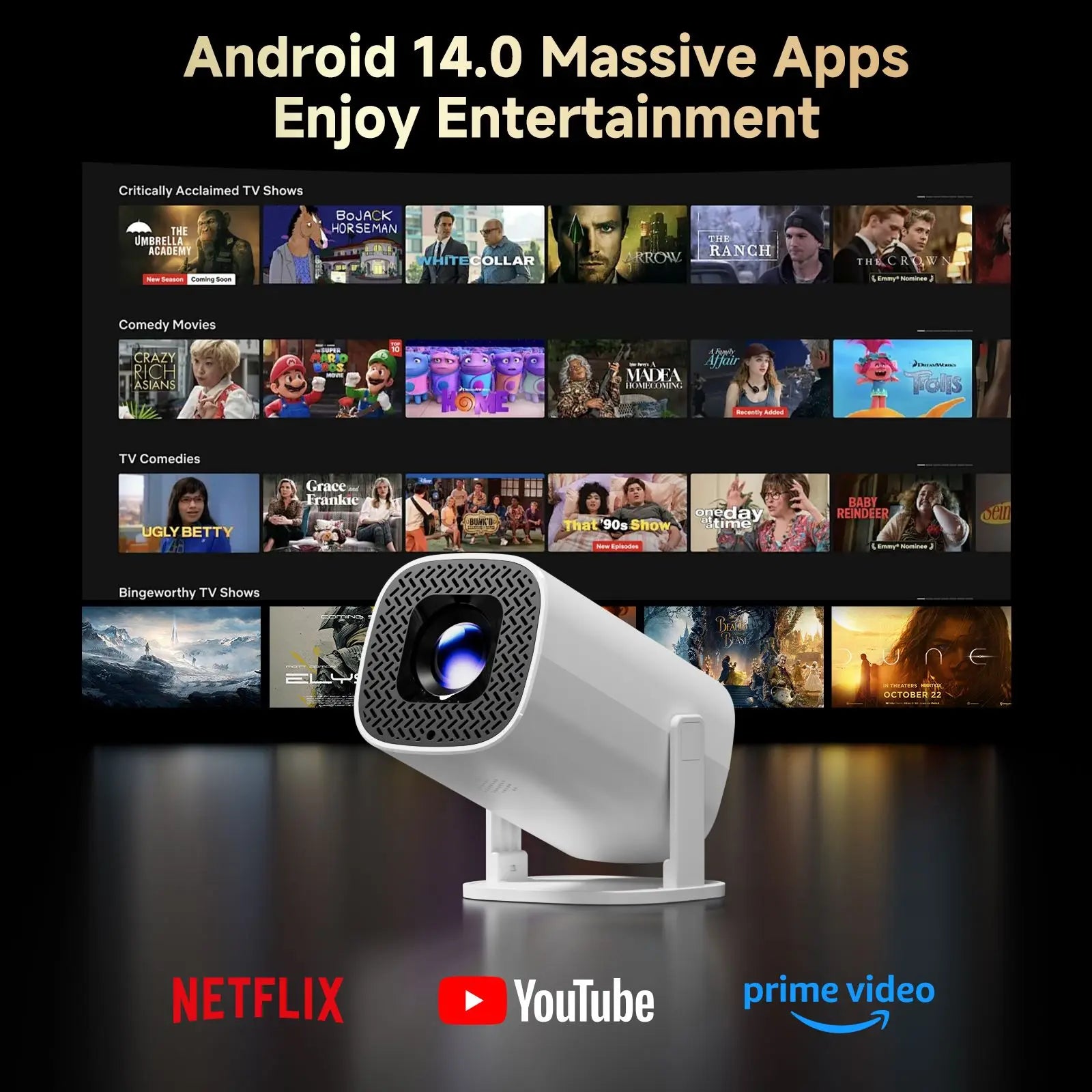 NovaBeam™ P30 Pro Smart Projector