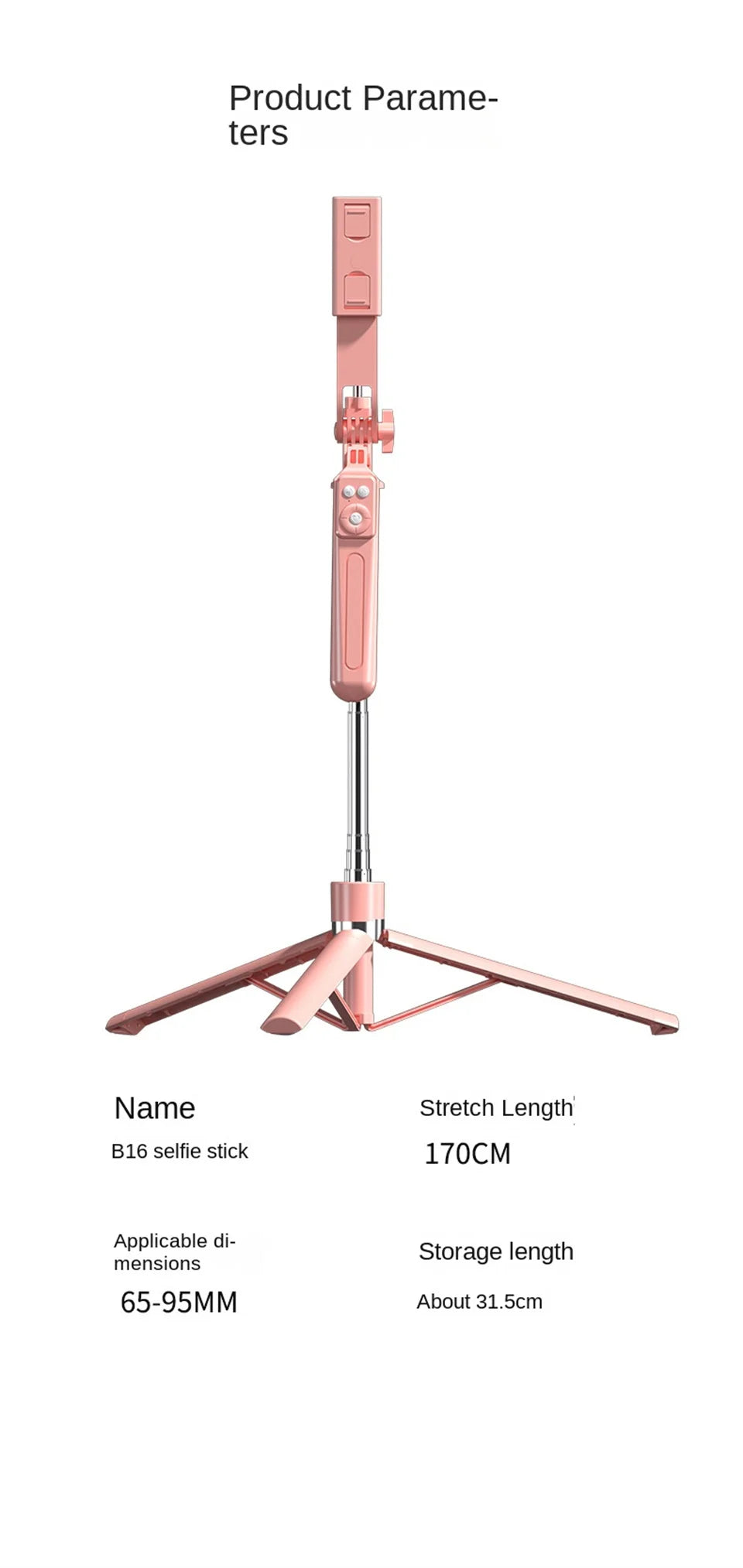 NovaSnap™ Bluetooth Selfie Stick Tripod