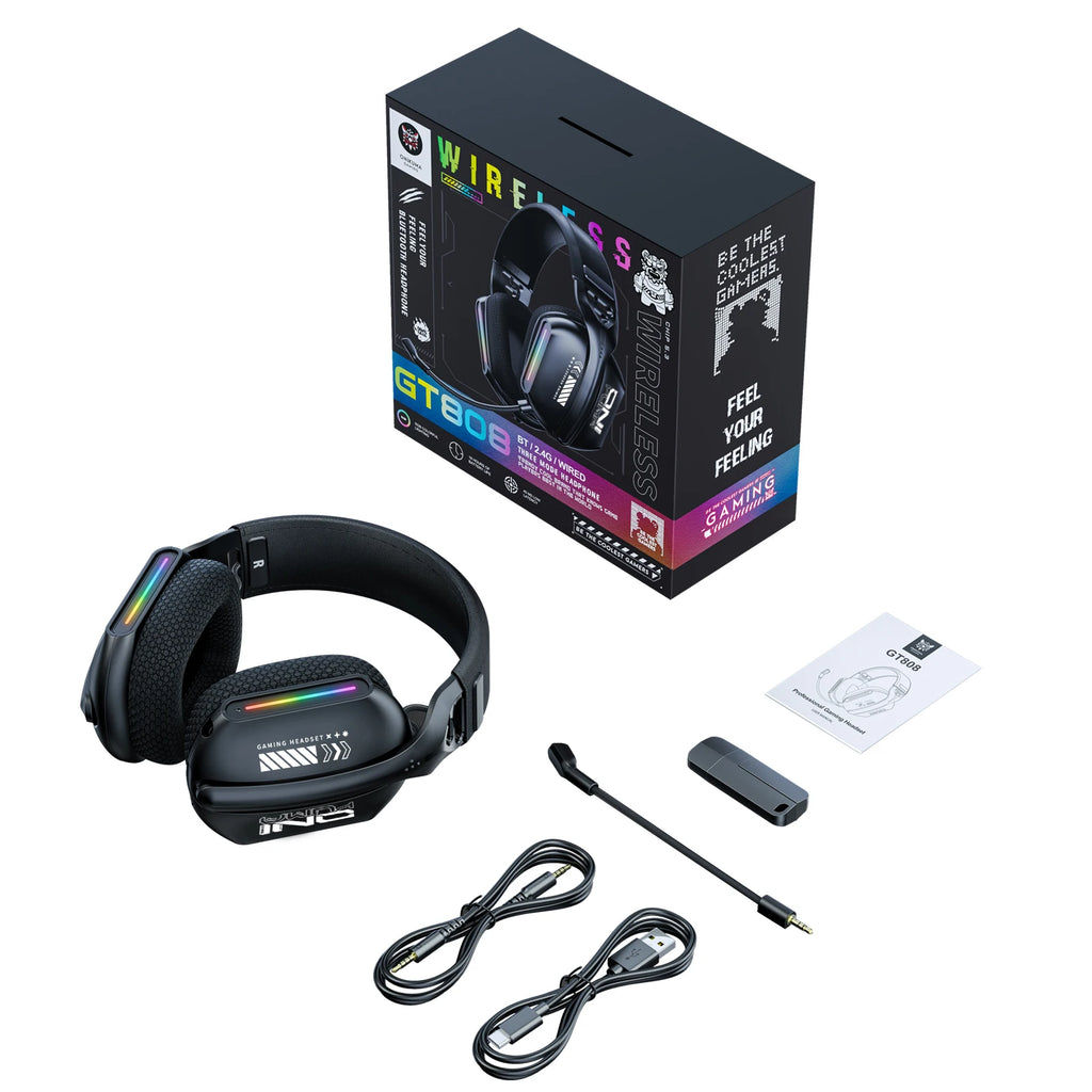 NovaSound™ RGB Wireless Gaming Headset for PS5/PC