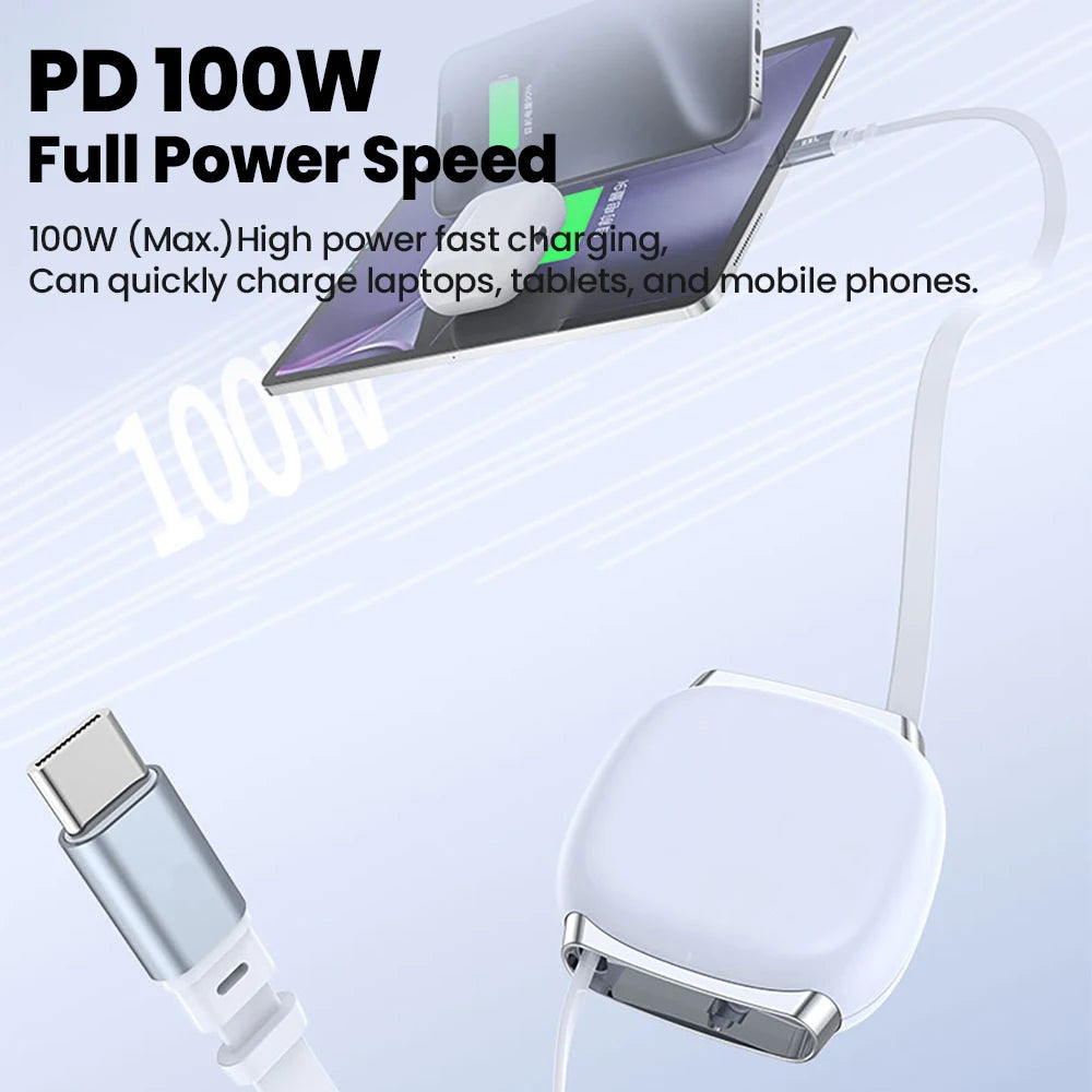 NovaRoll™ Retractable Fast Charging Cable