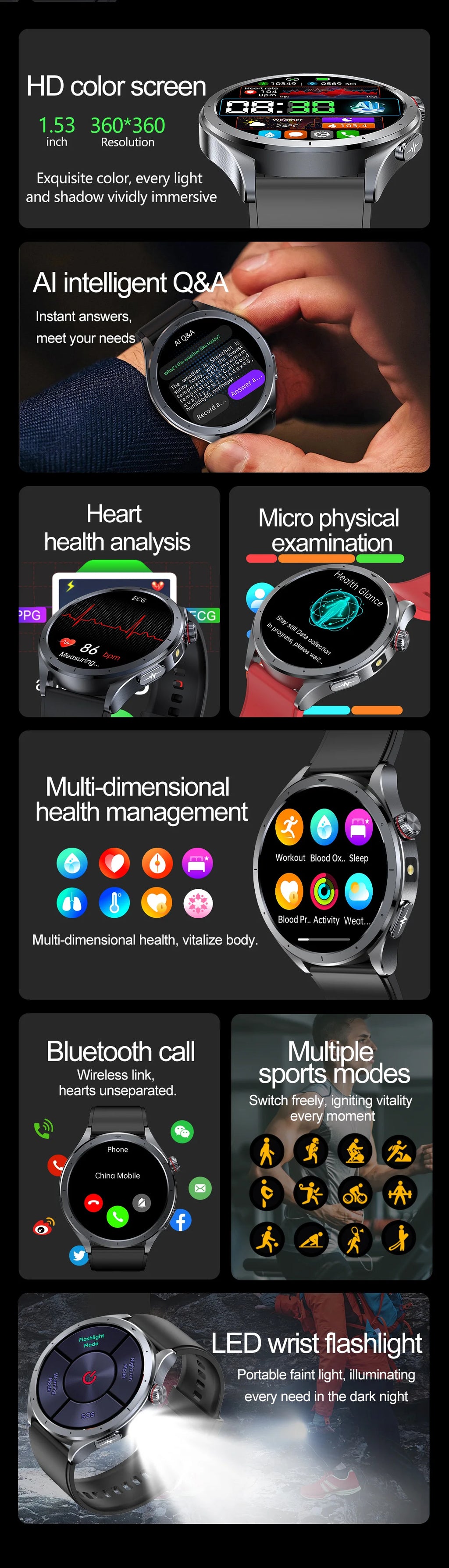 NovaPulse™ Health Smart Watch