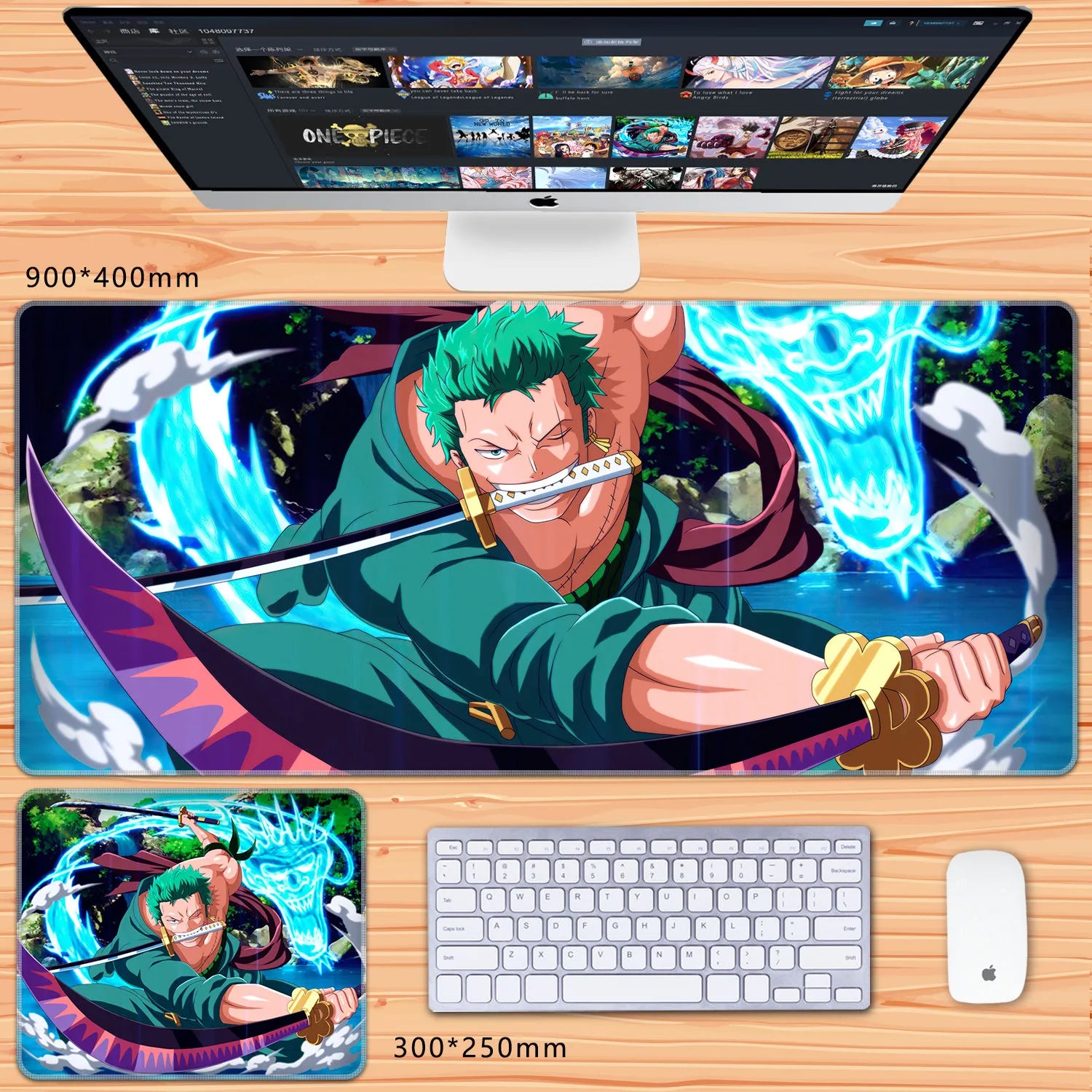 NovaDesk™ Anime XL Gaming Mouse Pad