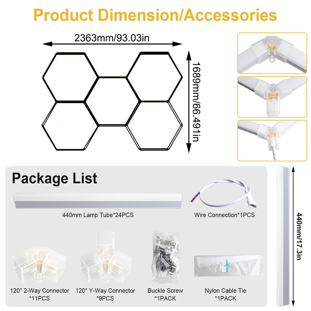NovaHex™ Smart RGB Garage Lights