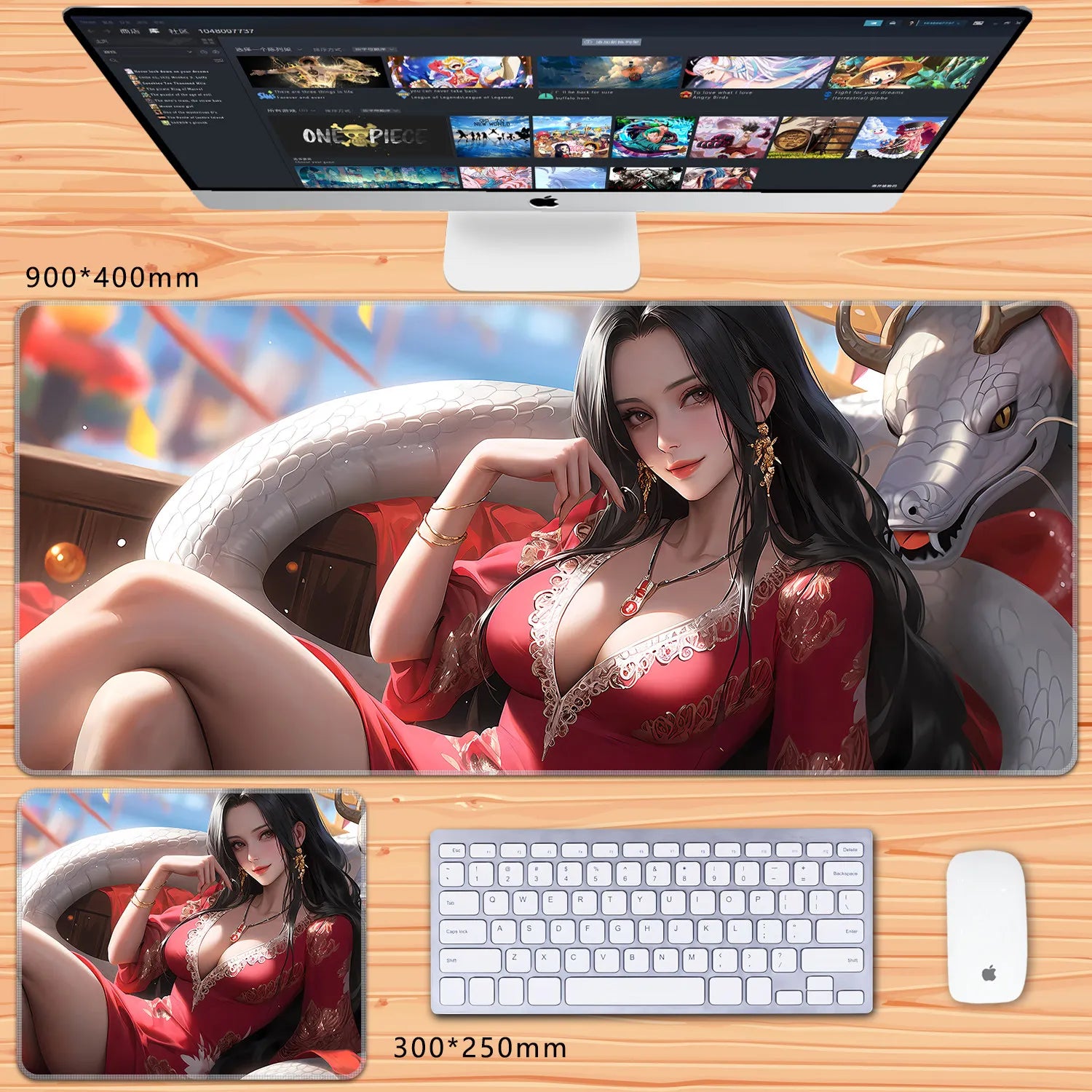 NovaDesk™ Anime XL Gaming Mouse Pad