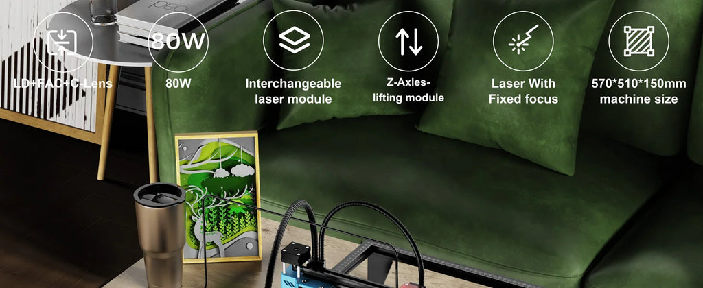 TwoTrees TTS-55 Pro Laser Engraver