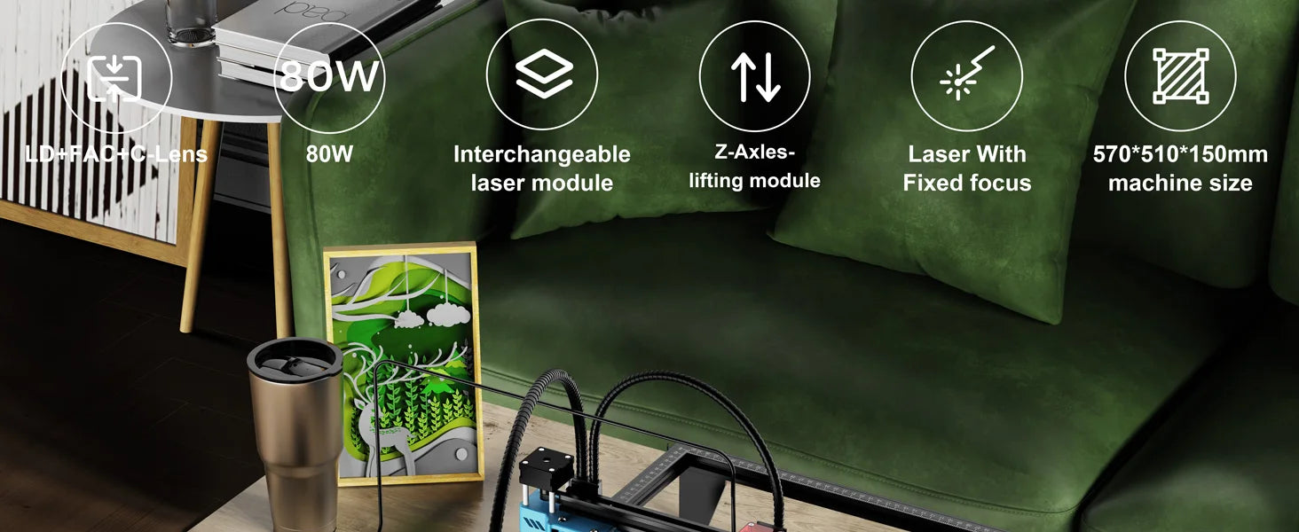 TwoTrees TTS-55 Pro Laser Engraver