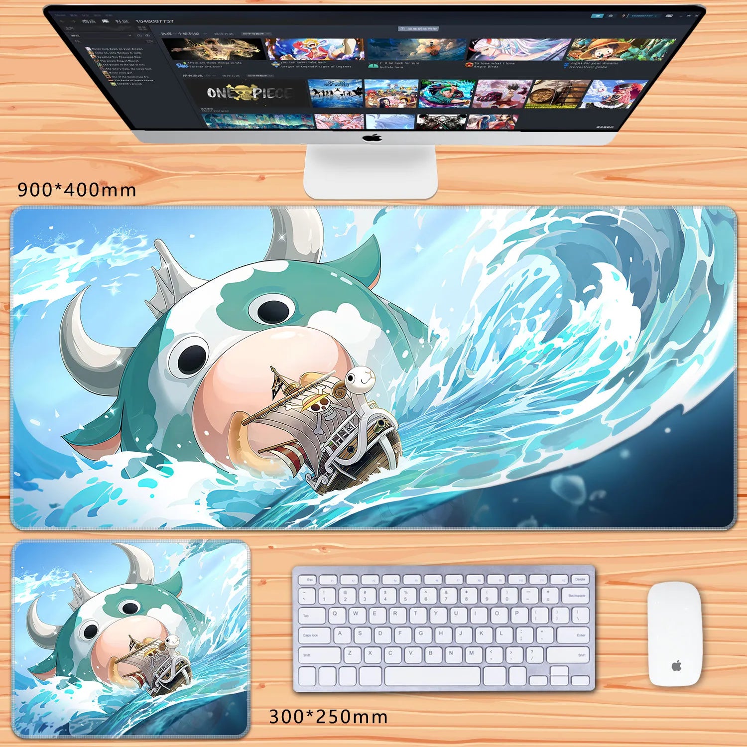 NovaDesk™ Anime XL Gaming Mouse Pad
