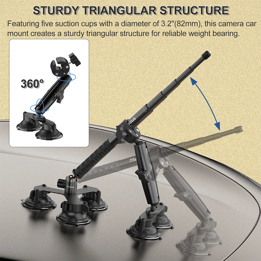 NovaGrip™ Pro Suction Camera Mount