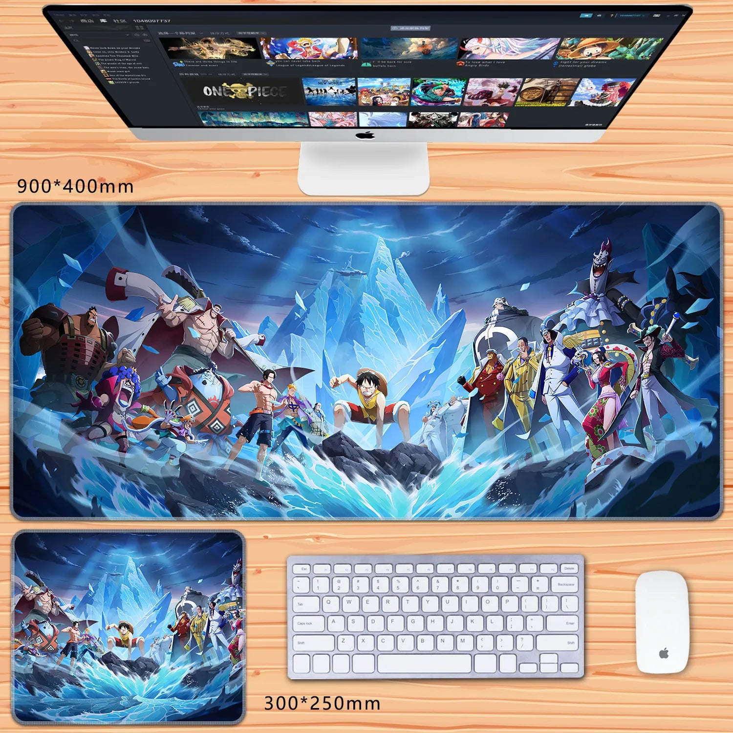 NovaDesk™ Anime XL Gaming Mouse Pad