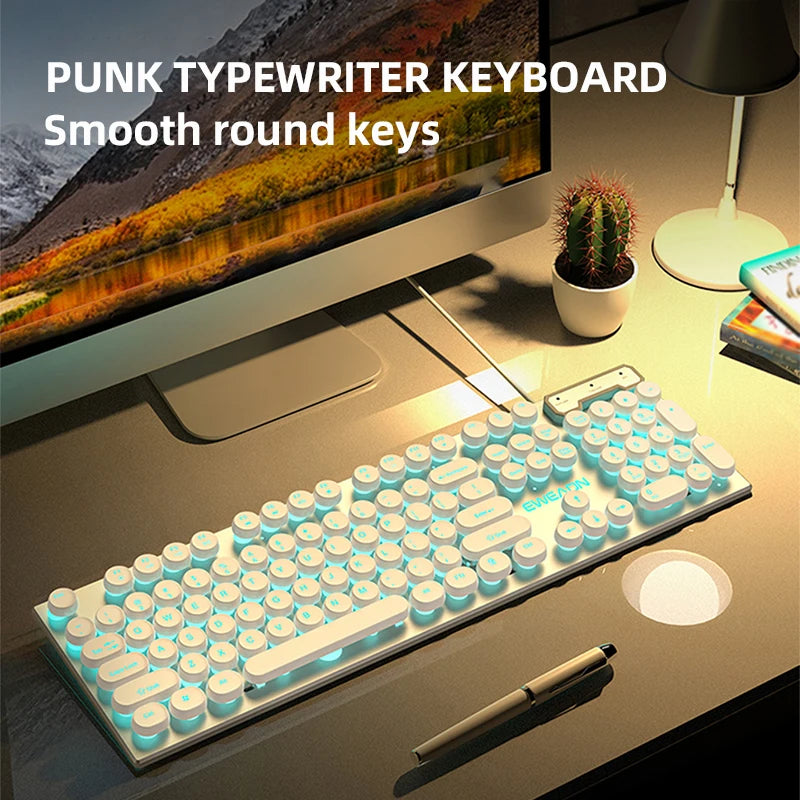 NovaStrike™ Retro RGB Gaming Keyboard