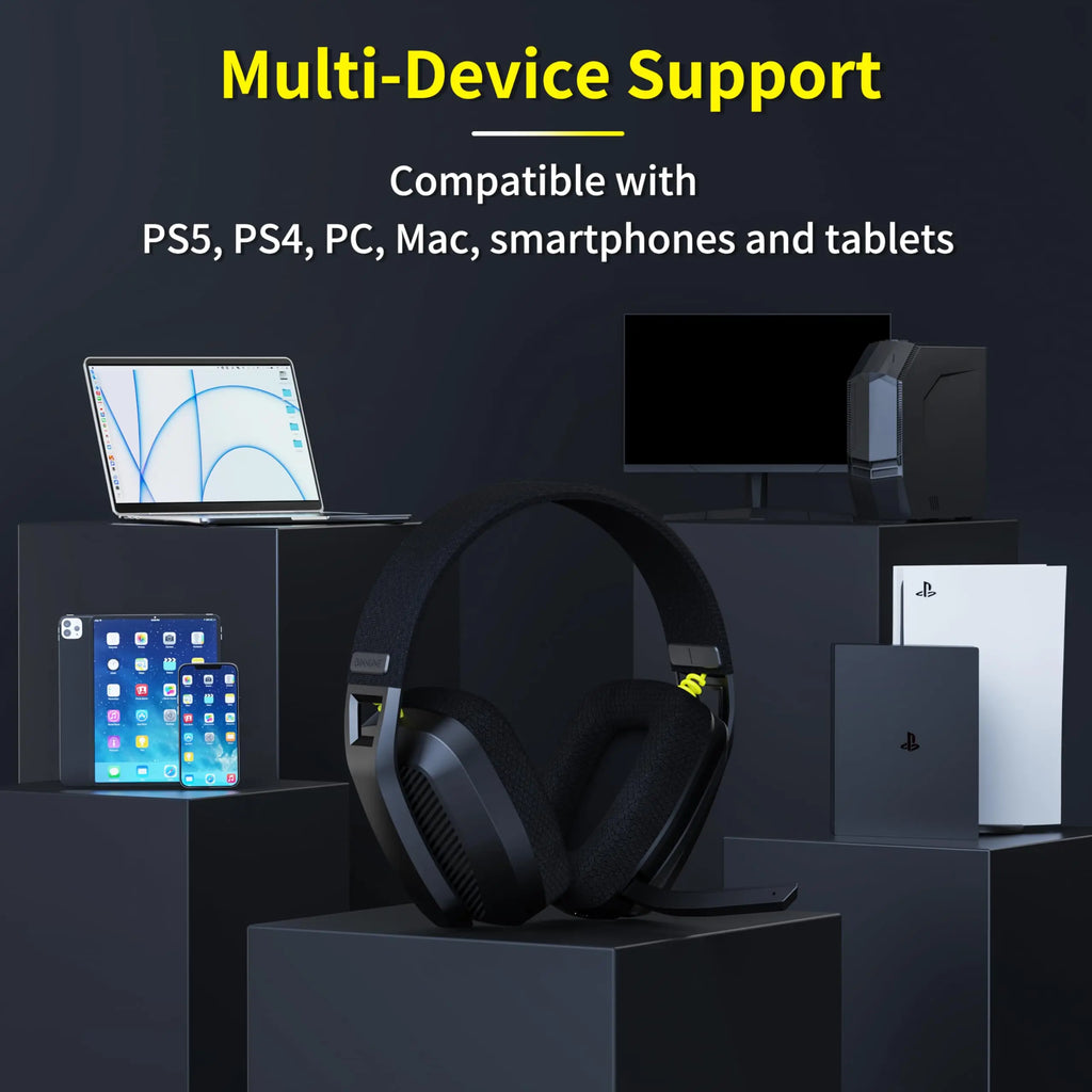 BINNUNE BW06 Gaming Headset for PS5 / PC