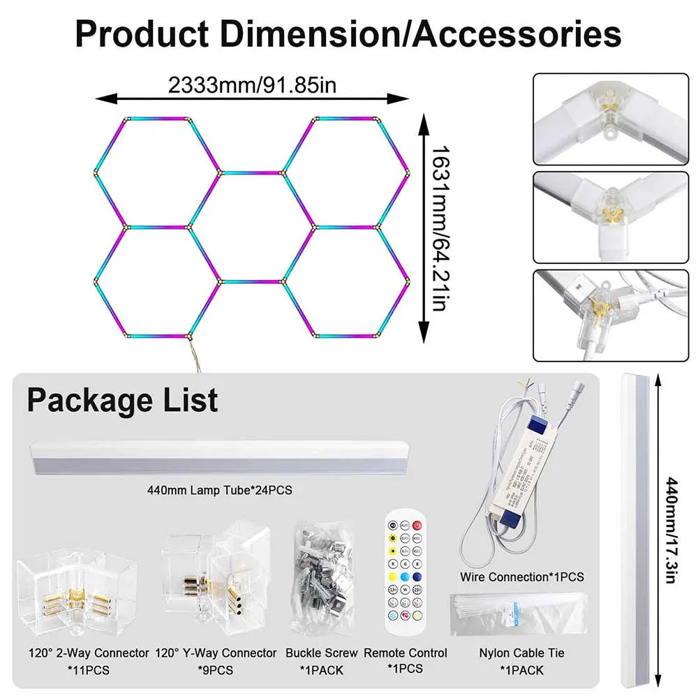 NovaHex™ Smart RGB Garage Lights