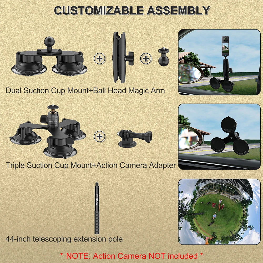 NovaGrip™ Pro Suction Camera Mount