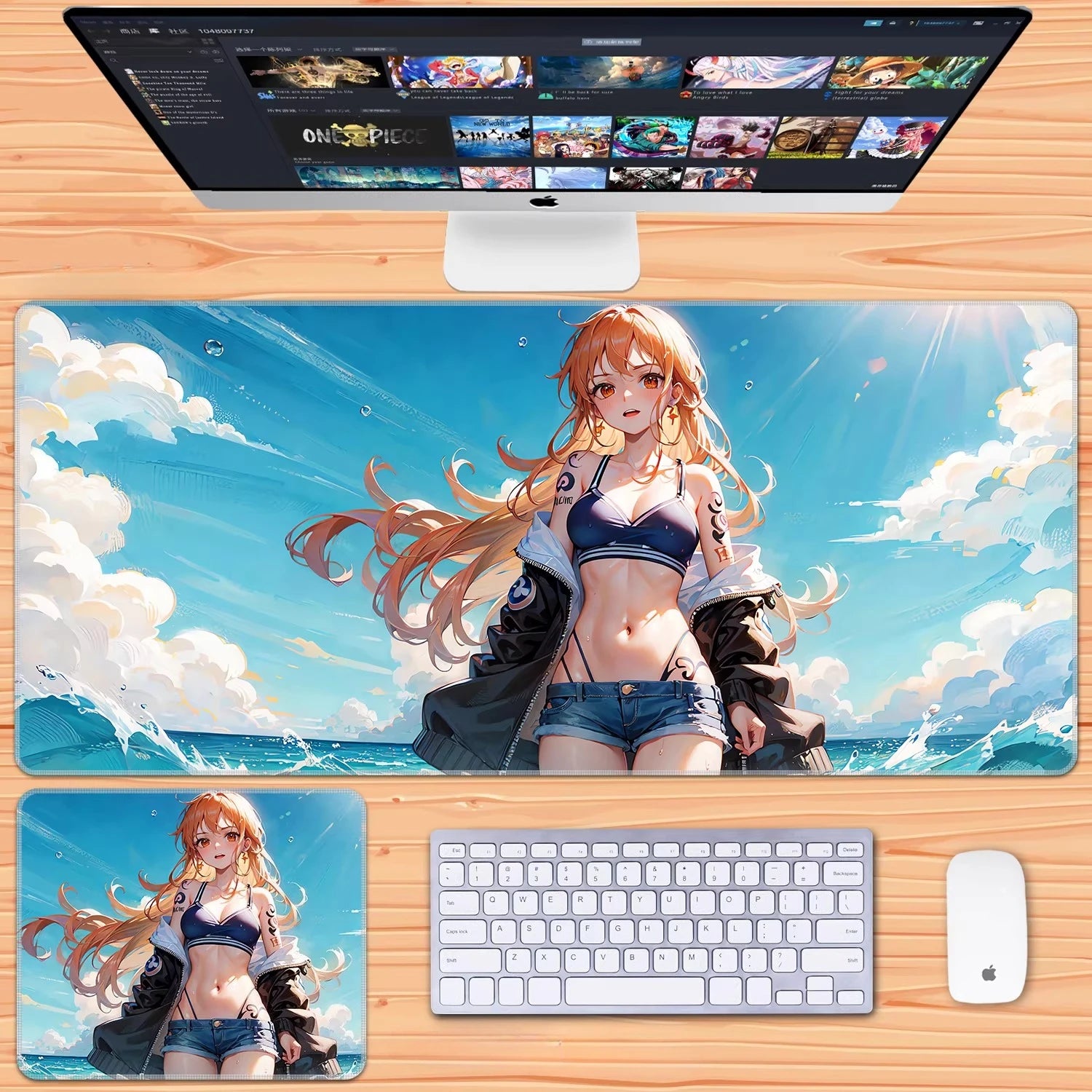 NovaDesk™ Anime XL Gaming Mouse Pad
