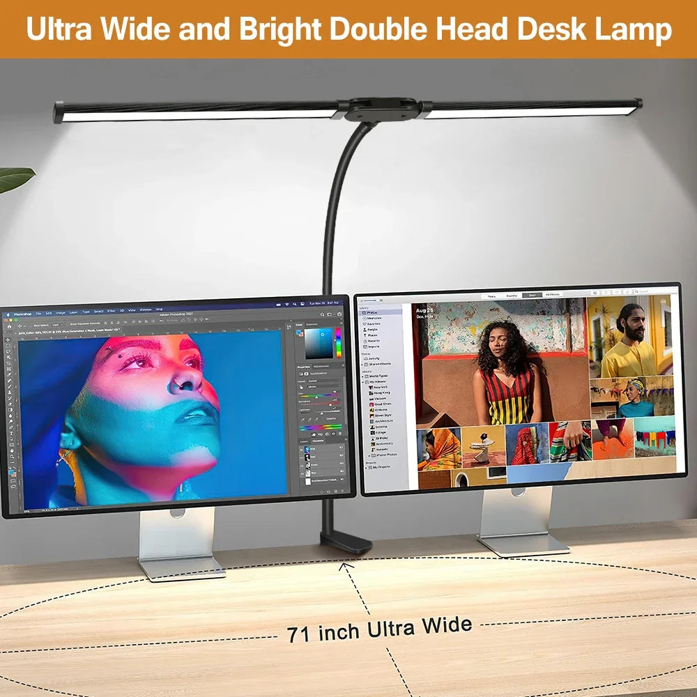 NovaGlow™ Dual Monitor Light Bar