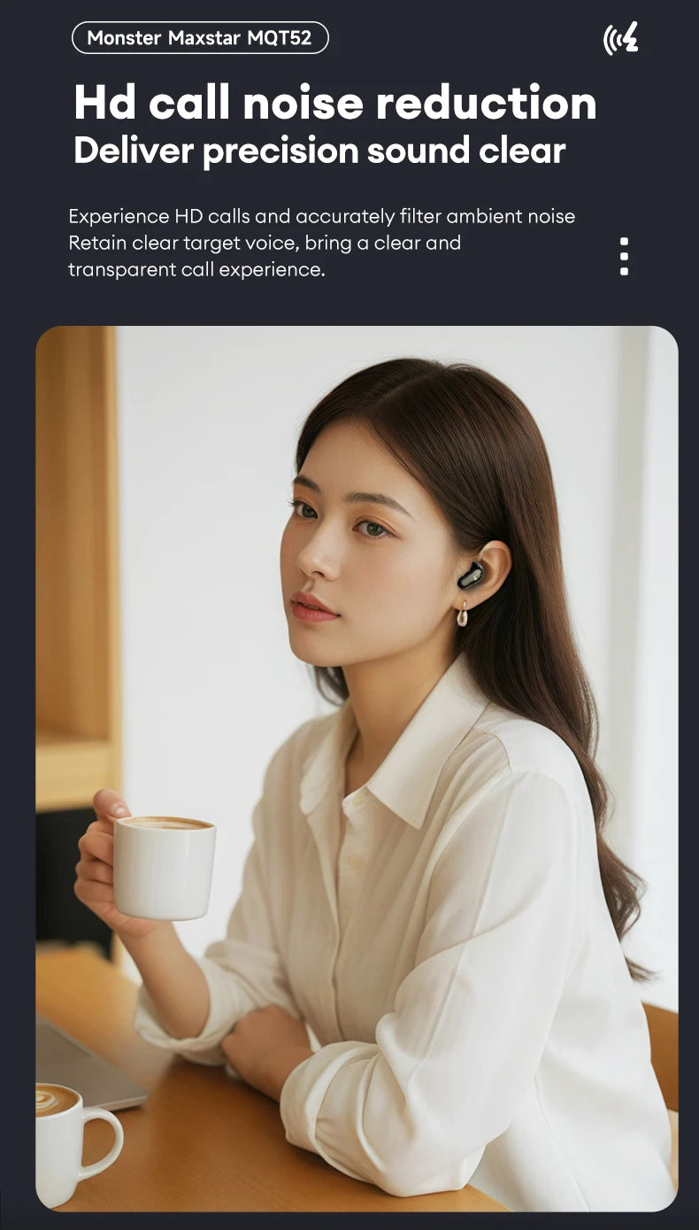 Monster MQT52 AI Translator Earbuds