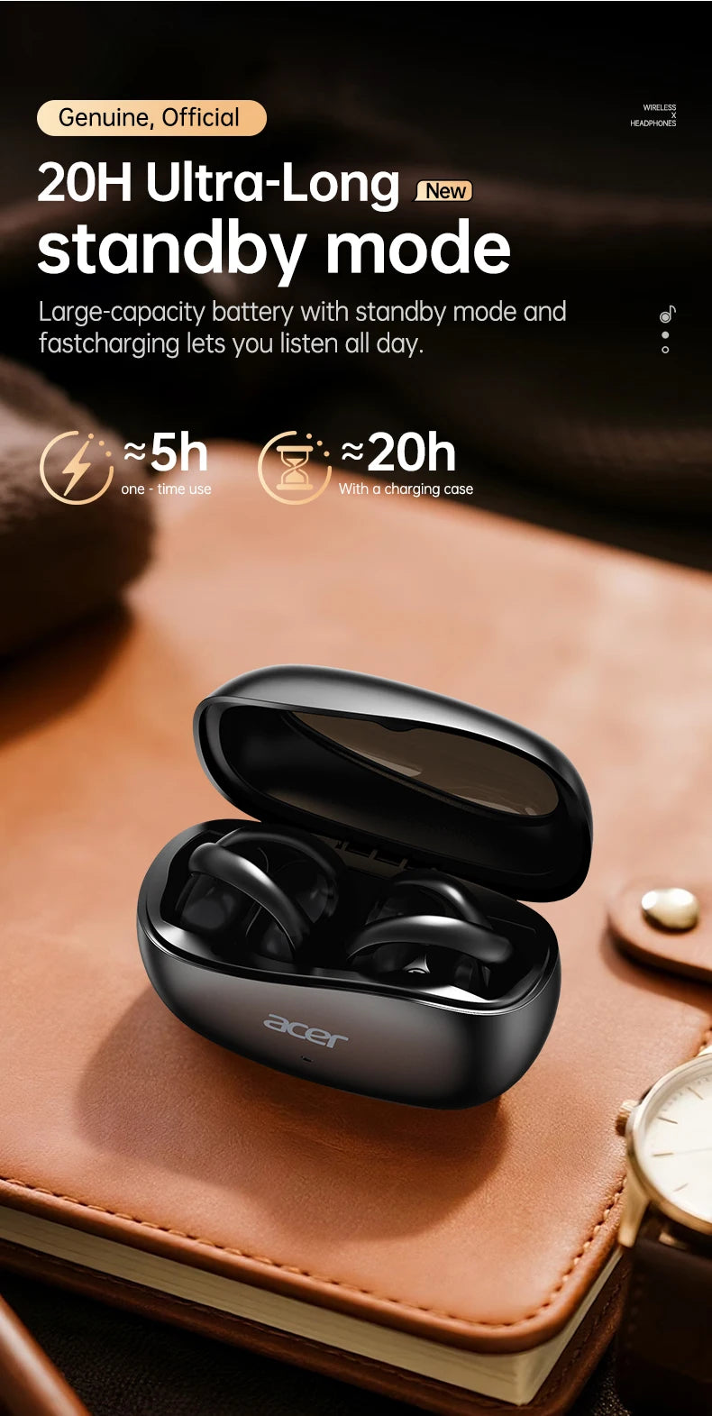 NovaPods™ Clip Wireless Earbuds