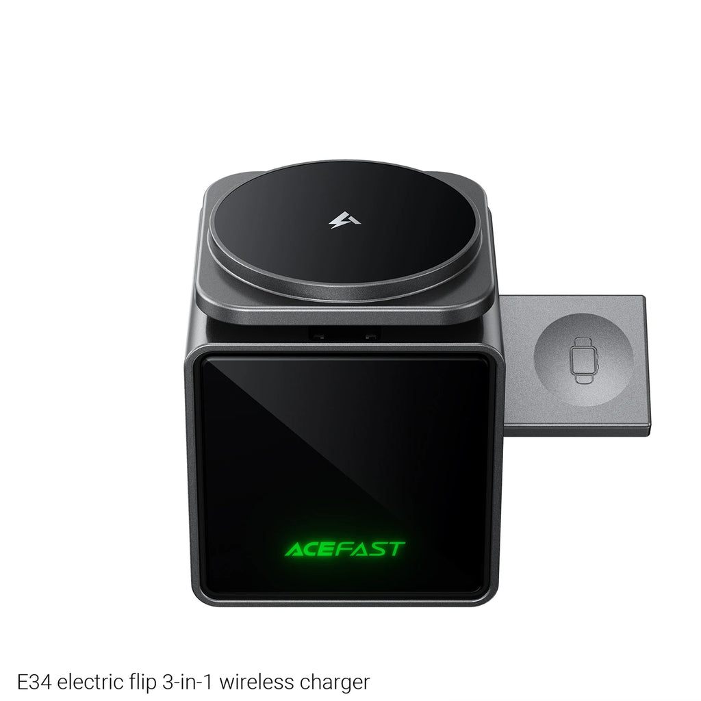 NovaCharge™ 3-in-1 Magnetic Wireless Charging Station