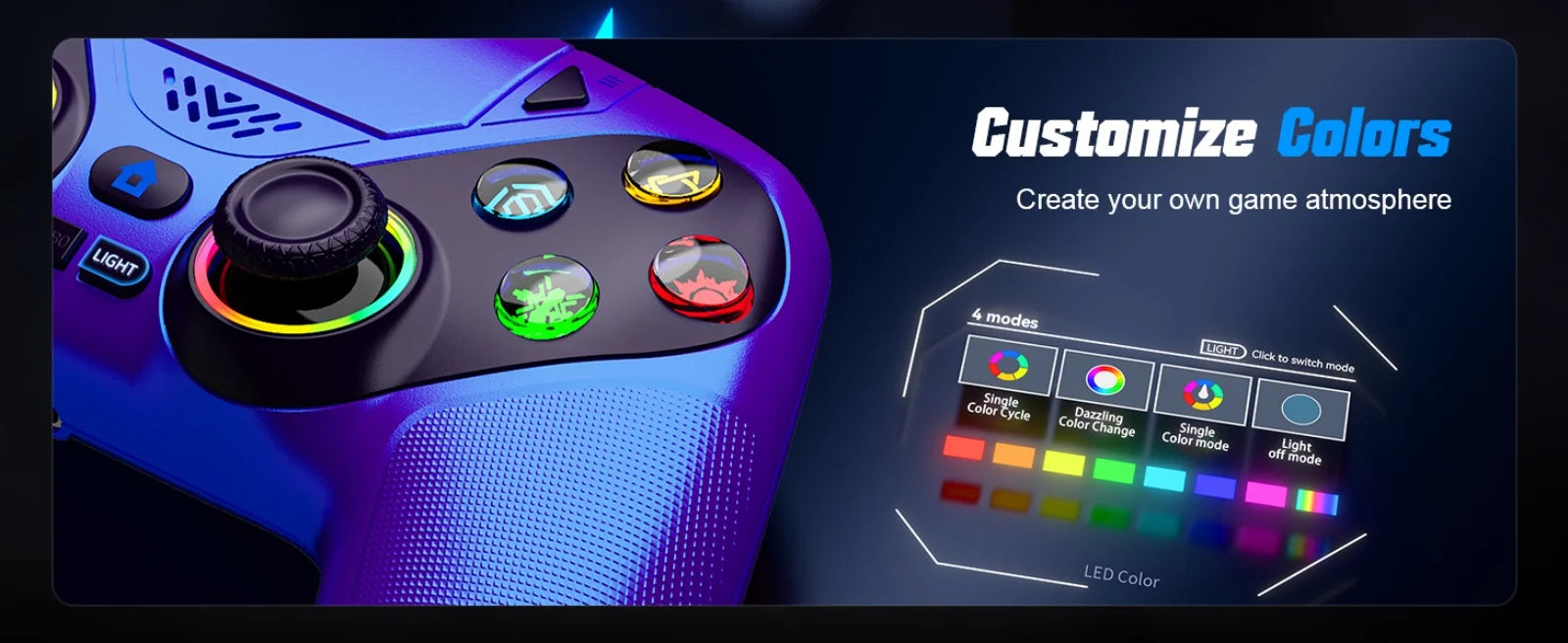 NovaForce™ RGB Wireless Pro Controller