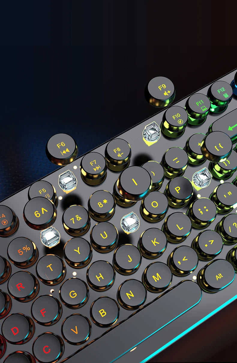 NovaStrike™ Retro RGB Gaming Keyboard