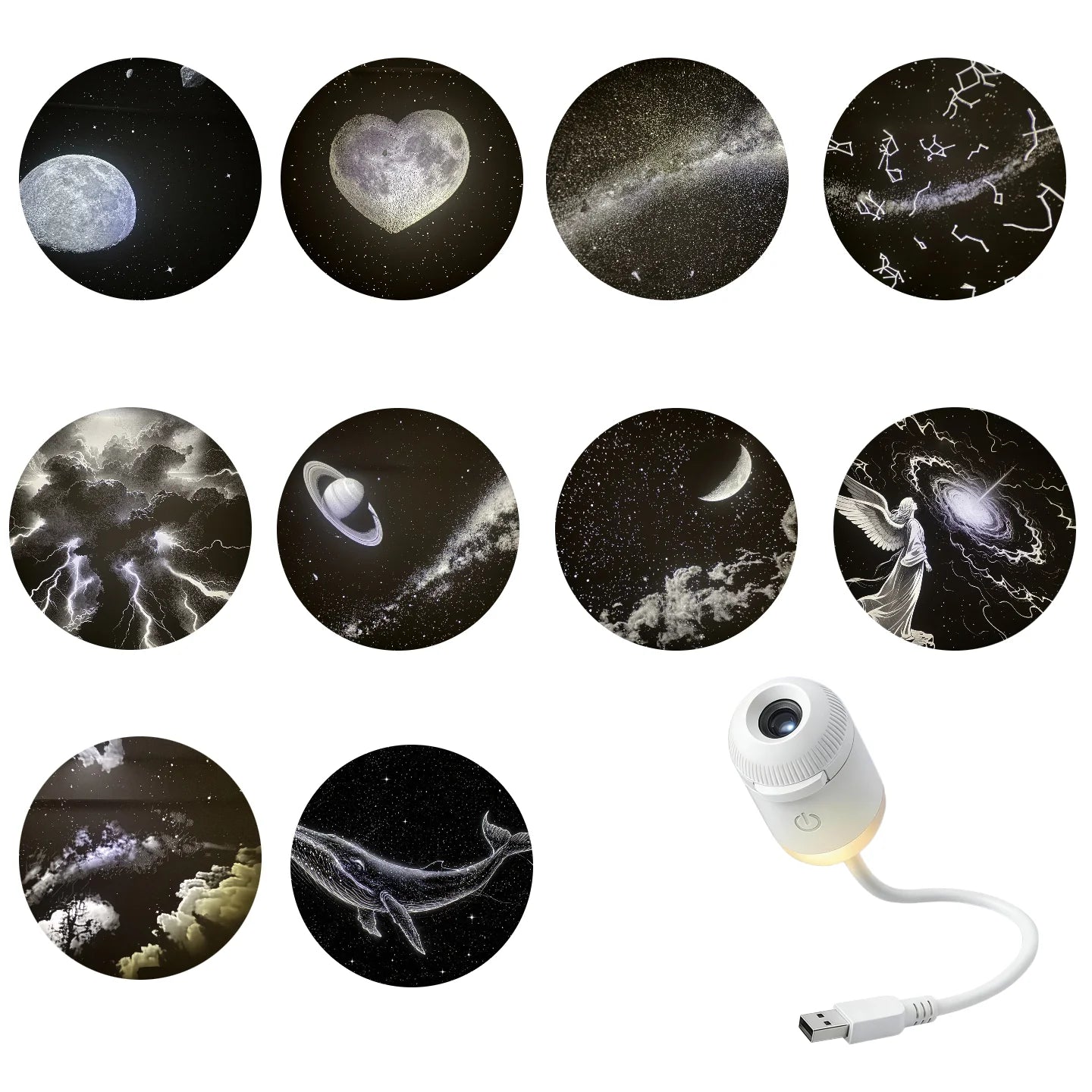 NovaGalaxy™ 10-in-1 Star Projector Night Light