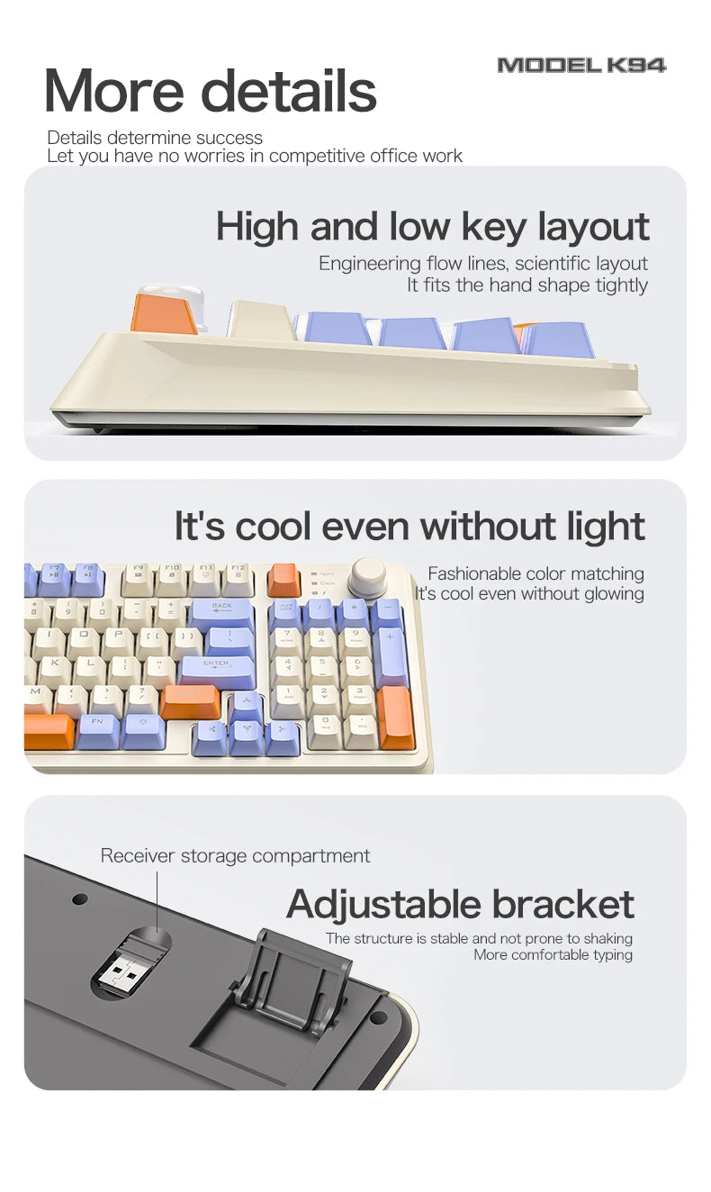 NovaKeys™ K94 Wireless Gaming Keyboard