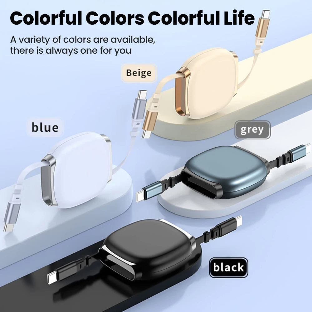 NovaRoll™ Retractable Fast Charging Cable