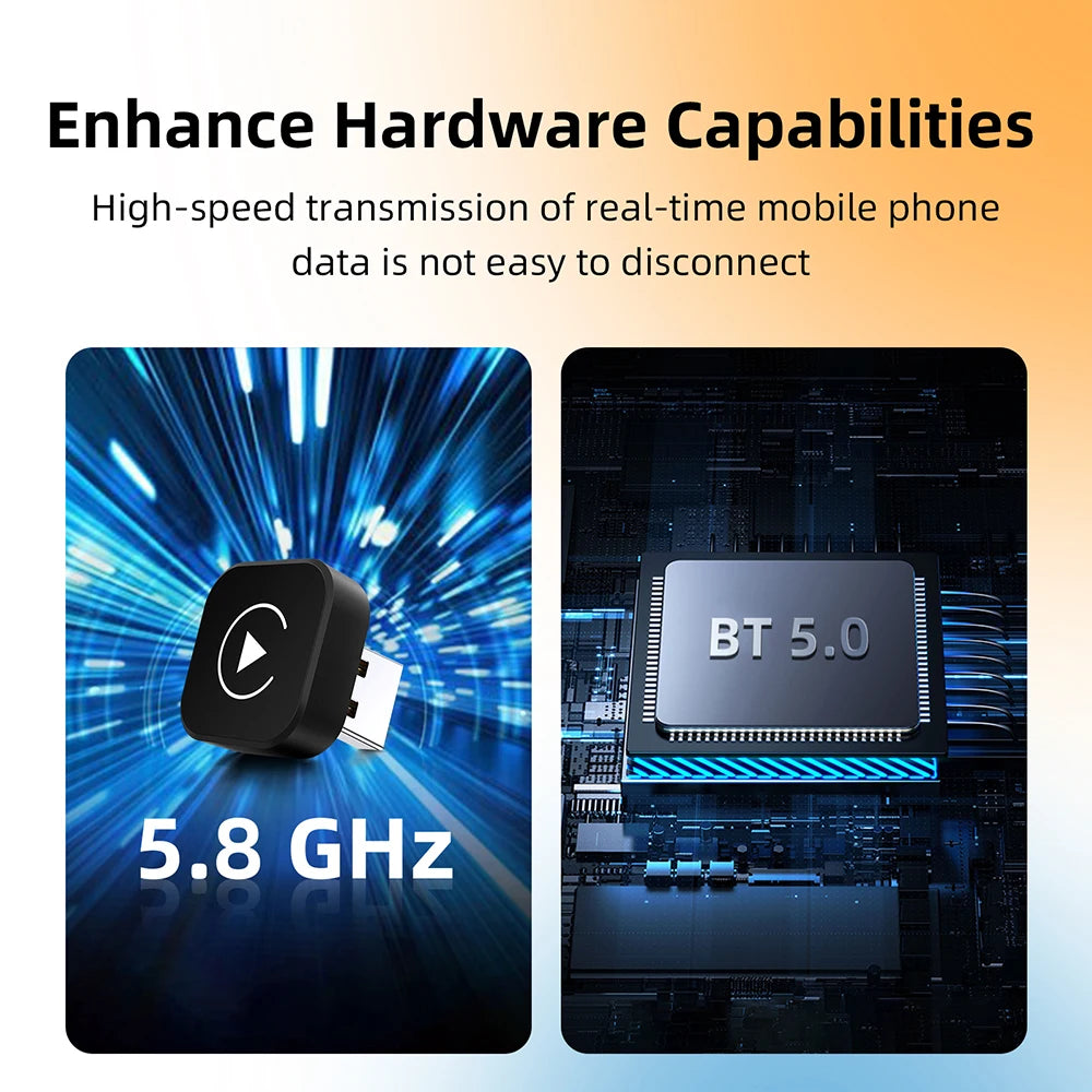 NovaDrive™ Wireless CarPlay &amp; Android Auto Adapter