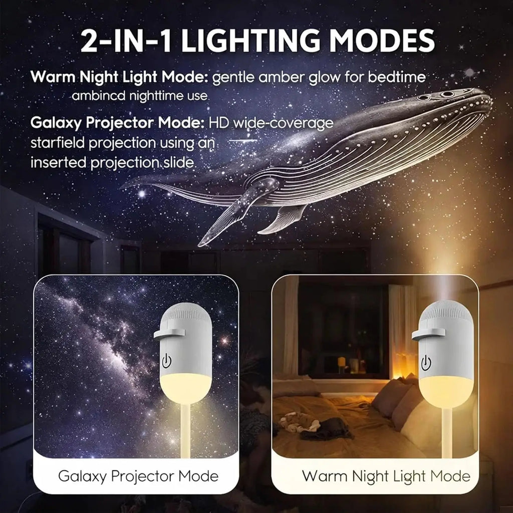 NovaGalaxy™ 10-in-1 Star Projector Night Light