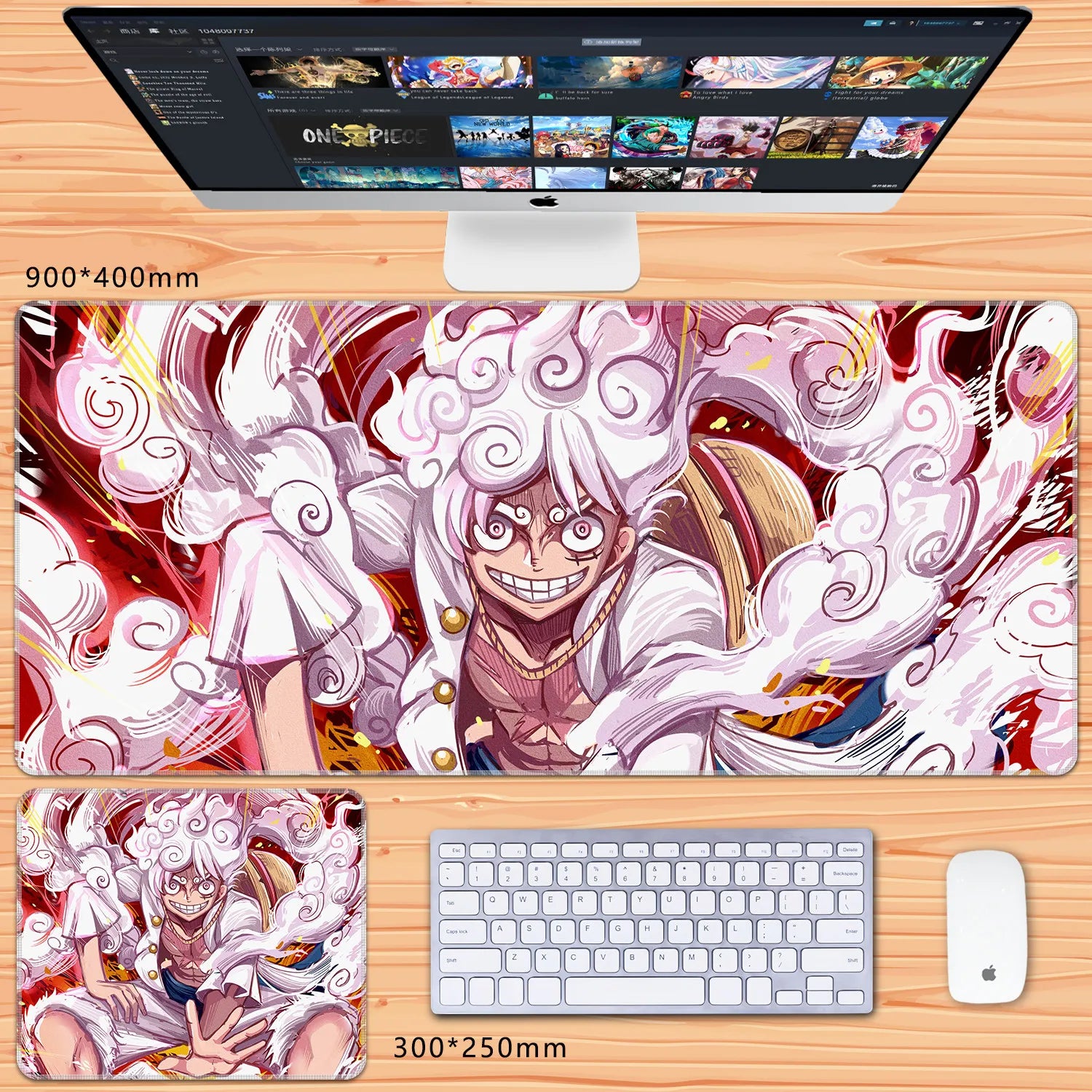 NovaDesk™ Anime XL Gaming Mouse Pad