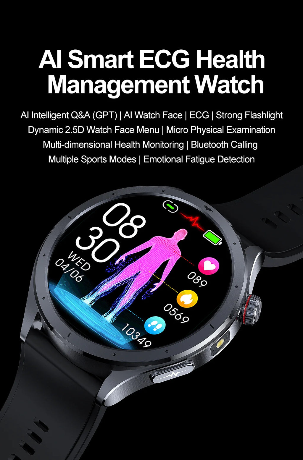 NovaPulse™ Health Smart Watch