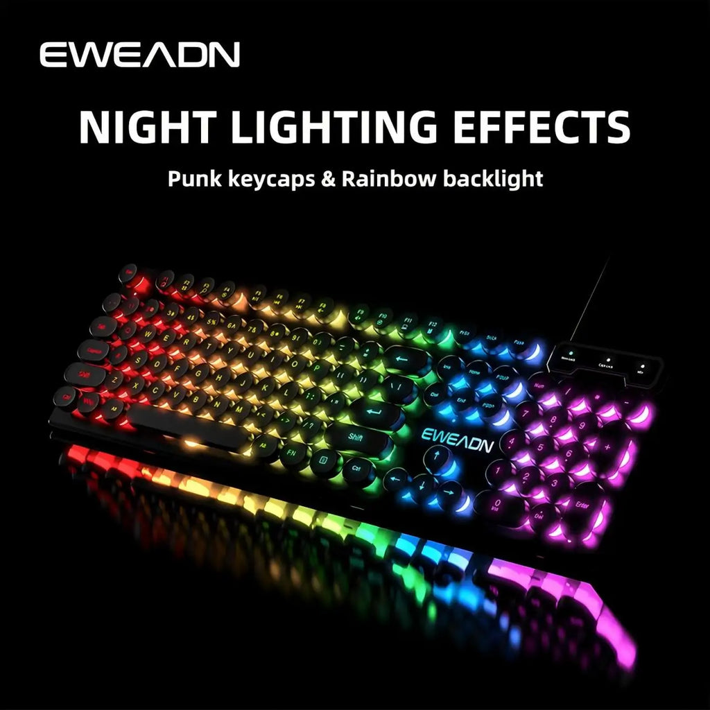 NovaStrike™ Retro RGB Gaming Keyboard