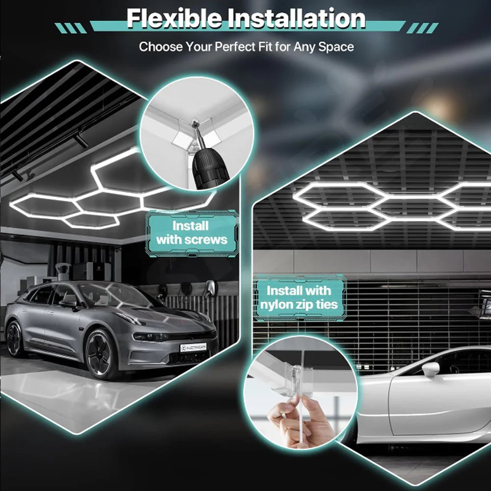 NovaHex™ Smart RGB Garage Lights