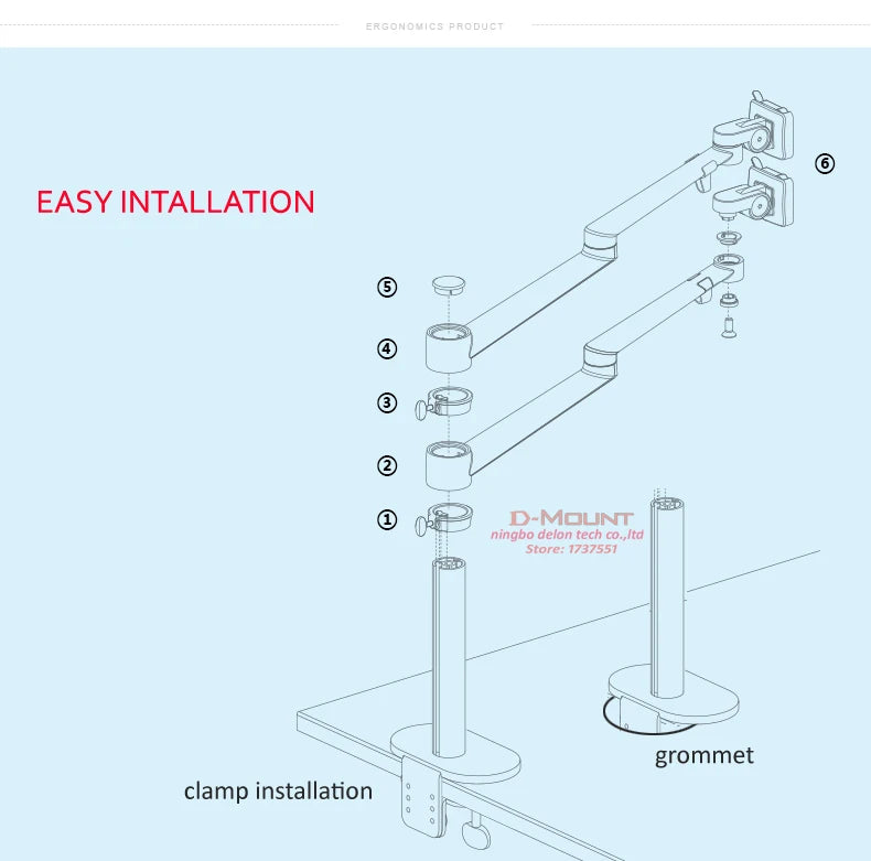 NovaMount™ Pro Dual Monitor & Laptop Arm