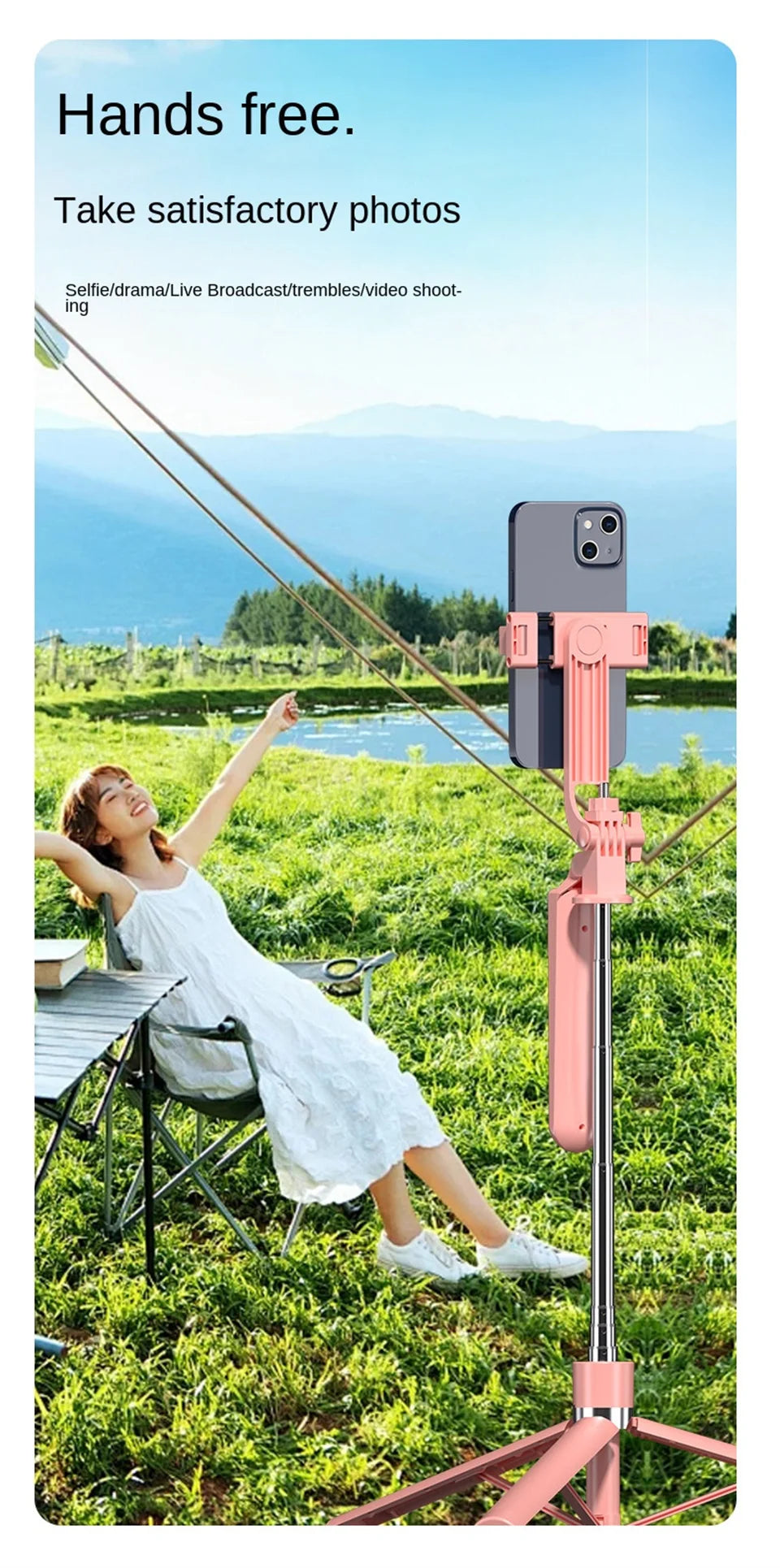 NovaSnap™ Bluetooth Selfie Stick Tripod