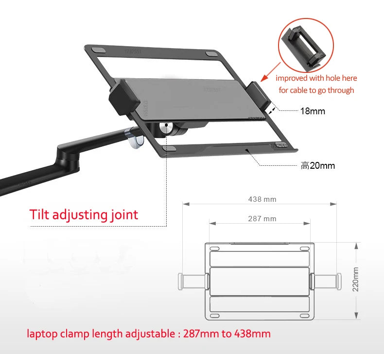 NovaMount™ Pro Dual Monitor & Laptop Arm