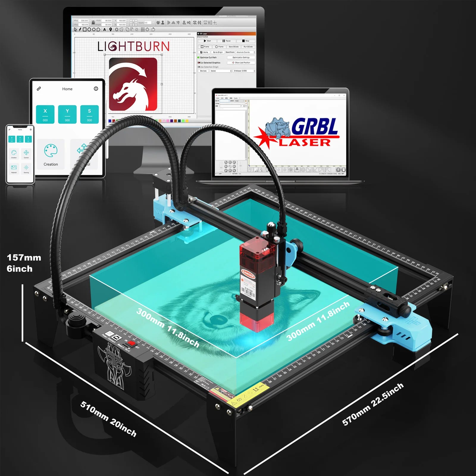 TwoTrees TTS-55 Pro Laser Engraver