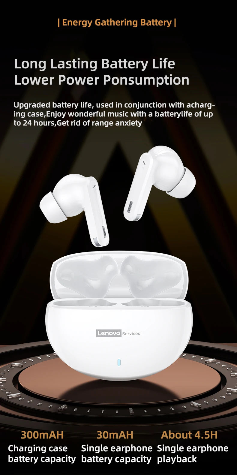 Lenovo LE253 Wireless Earbuds