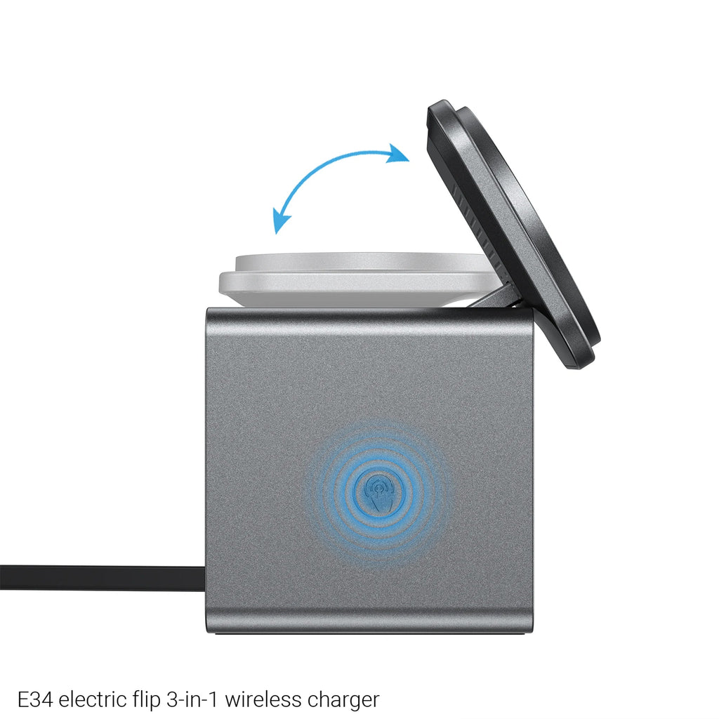 NovaCharge™ 3-in-1 Magnetic Wireless Charging Station