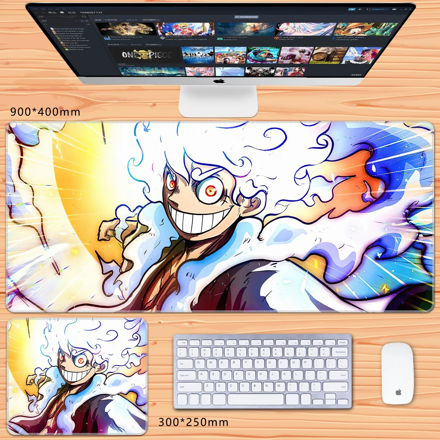 NovaDesk™ Anime XL Gaming Mouse Pad