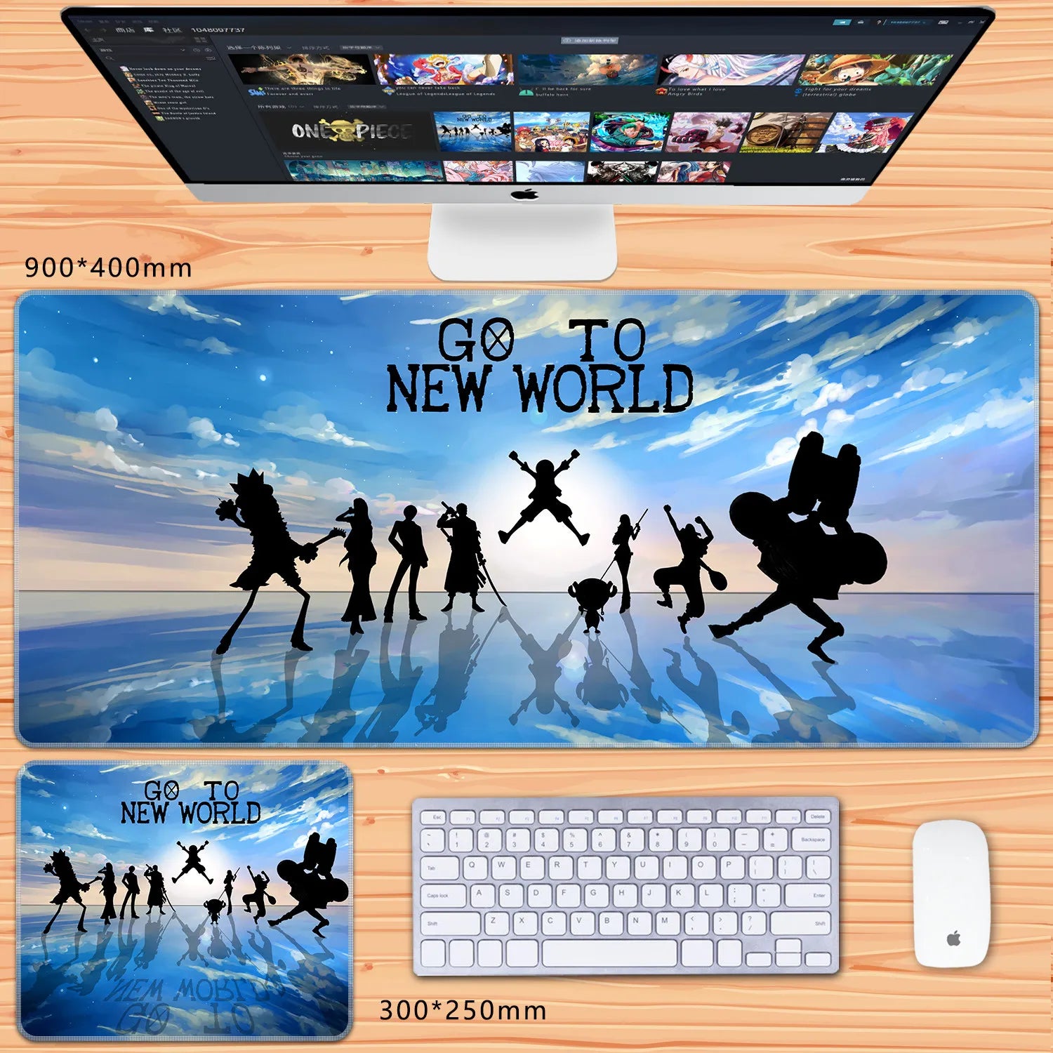 NovaDesk™ Anime XL Gaming Mouse Pad