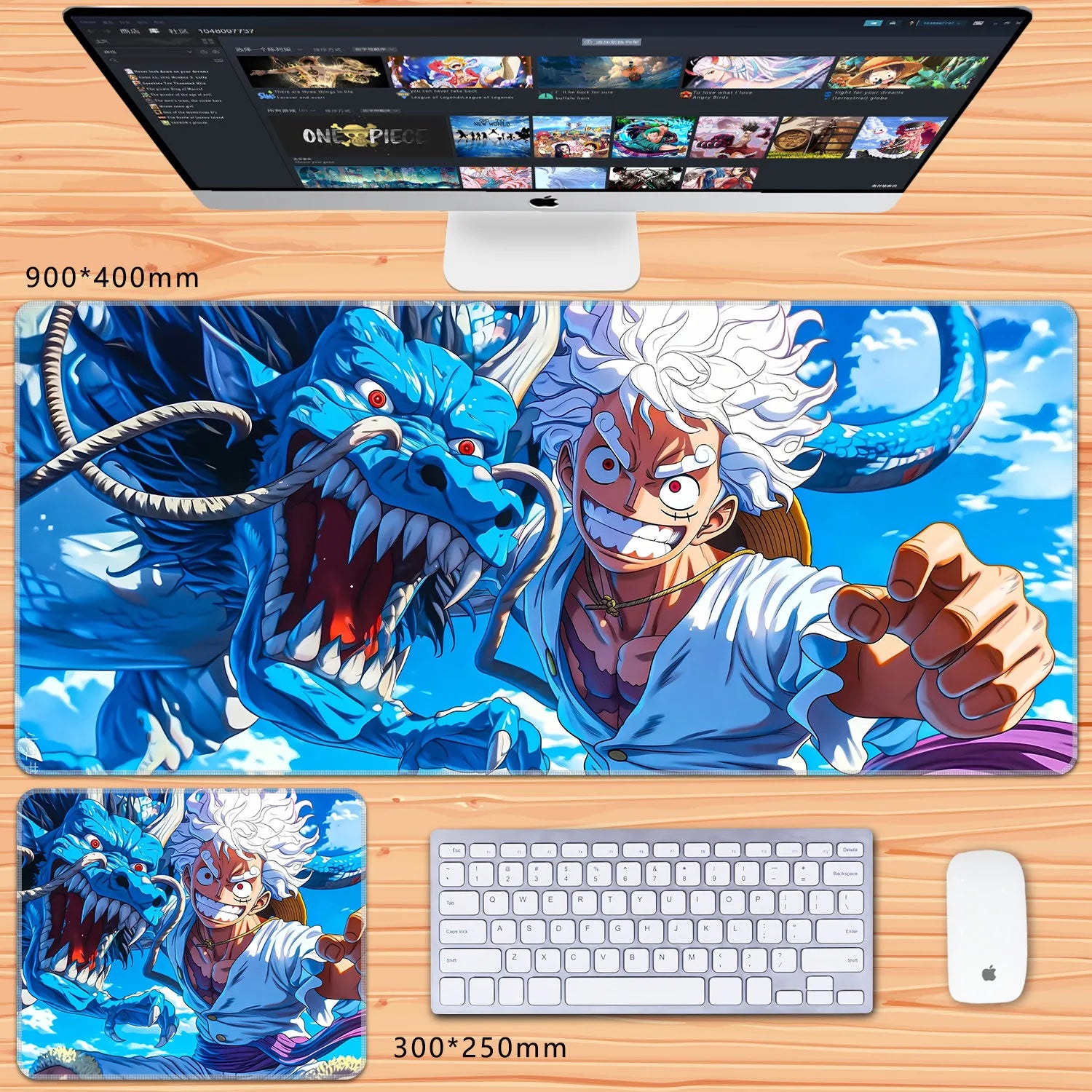 NovaDesk™ Anime XL Gaming Mouse Pad