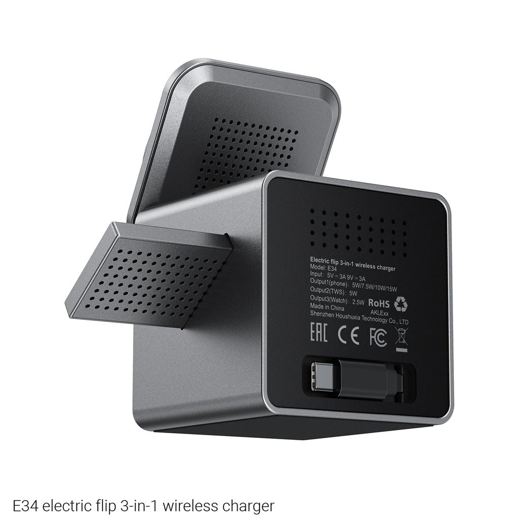 NovaCharge™ 3-in-1 Magnetic Wireless Charging Station