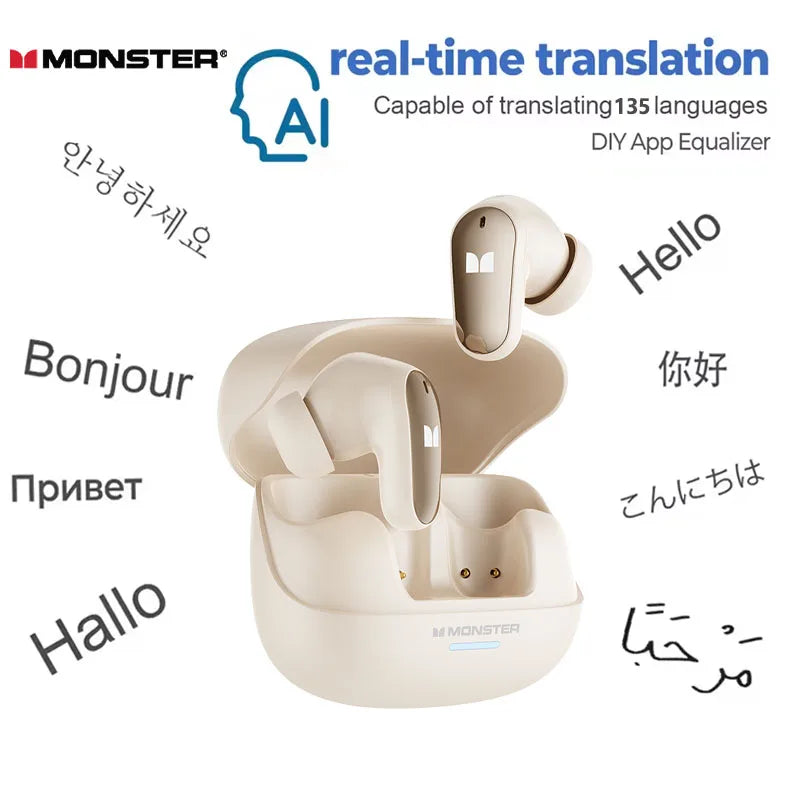 Monster MQT52 AI Translator Earbuds