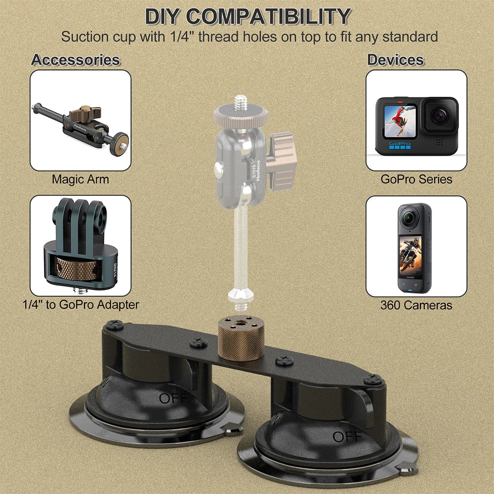 NovaGrip™ Pro Suction Camera Mount